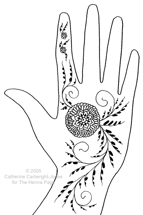 henna designs Knothand2a