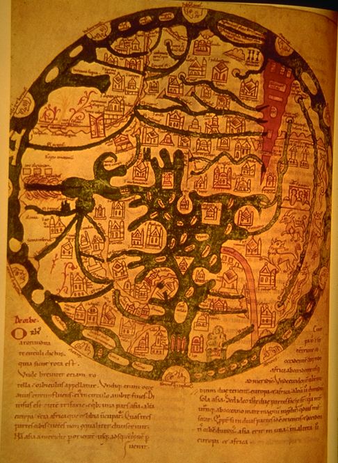 Hereford Cathedral Map of the World 205DD