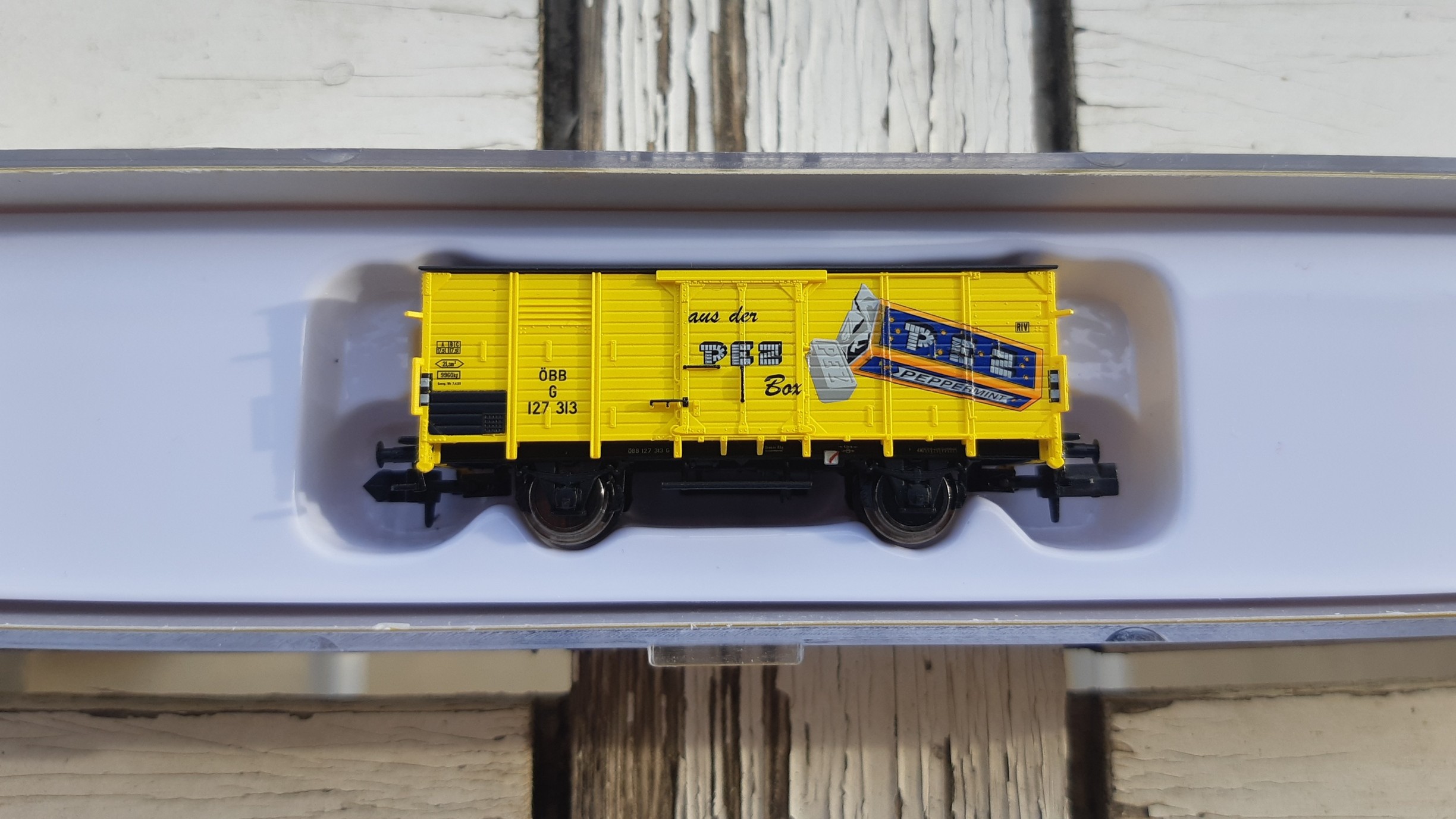 N Brawa 67421 ÖBB Güterwagen G10 Pez