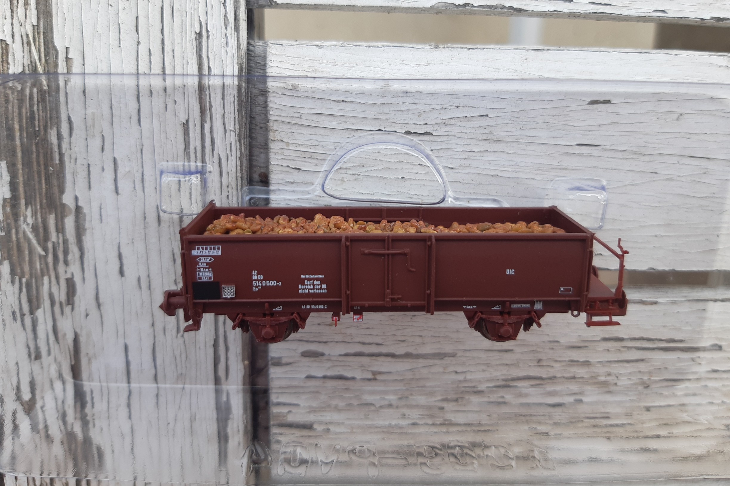 N Modellbahn Union MU-N-G52007 DB wagen Omm52