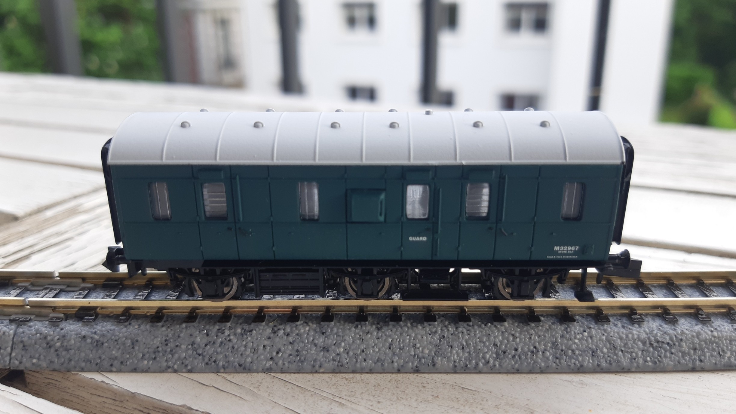 N Dapol NGSR0343 Stove R brake van BR blue N Gauge Society
