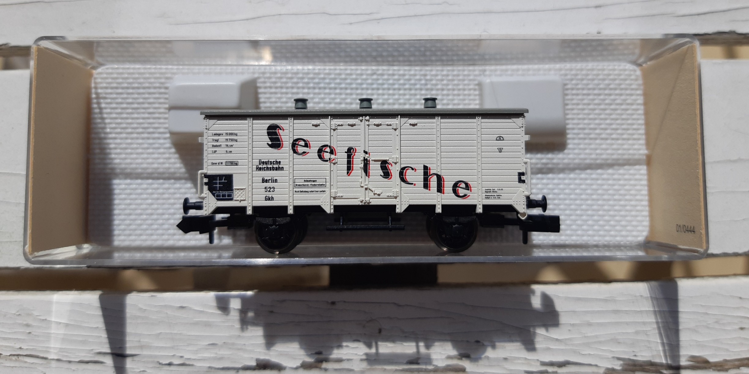 N Fleischmann 8341 DRG Kühlwagen Gkh Seefische