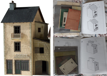 HO MKB Modelle 87766 bureau de poste et garage