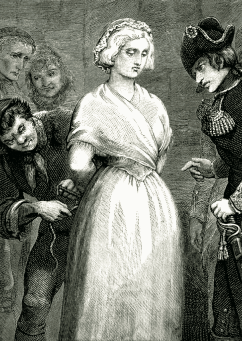 L'exécution de Marie-Antoinette le 16 octobre 1793, Marie-Antoinette conduite à l'échafaud Zpage145