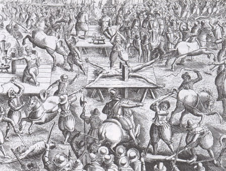 l'assassinat de HENRI IV Ravaillacexecution_BNF