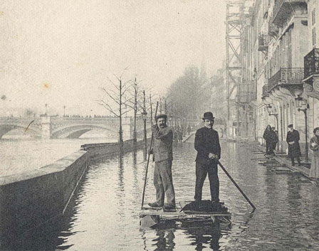 Les Chroniques du Jour : ça s'est passé un.....28 janvier InondationParis1910