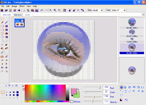  Pretty Icon Maker 1.4     الغد المشرق Interface