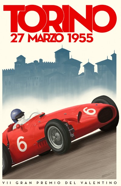 Rievocazione storica: Torino F1 1955; VII Gran Premio di automobilinismo del Valentino. Torino%20VII%20Gran%20Premio%20del%20Valentino%201955