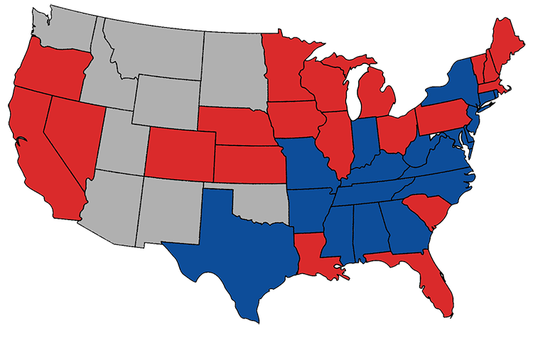 The Presidential Election of 1876 1876map