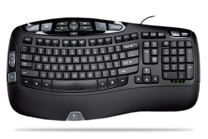 Hur snabbt skriver du på datorn? Logitech-Wave-Keyboard