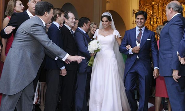 La boda religiosa de Francisco Rivera y Lourdes Montes Salida--z