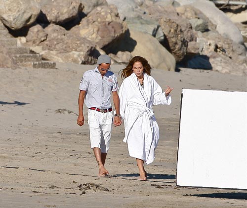 Los juegos en la playa de Jennifer López y Marc Anthony con sus mellizos Jenniferlopez1-z