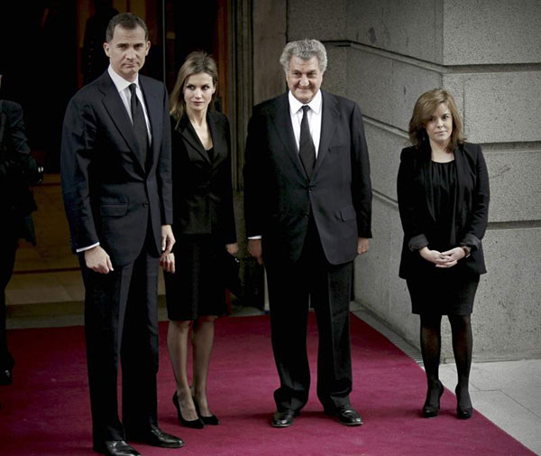 La familia real en el funeral del expresidente Adolfo Suarez Ppes-asturias1-a