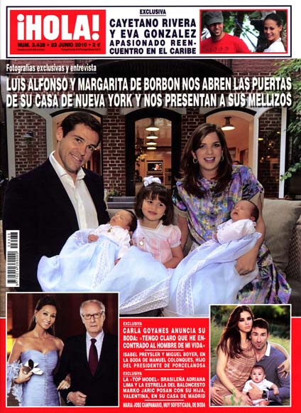 LUIS ALFONSO DE BORBÓN PADRE DE GEMELOS Portada--a