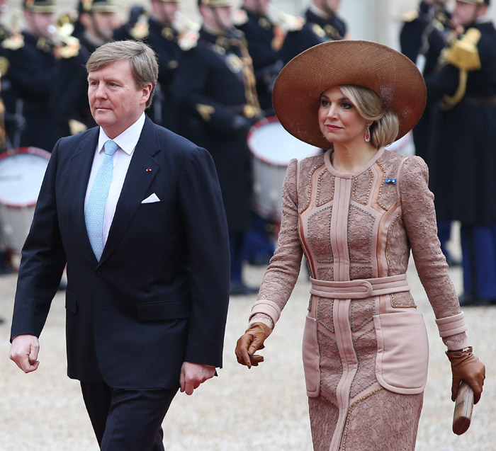 VIAJE DE ESTADO DE LOS REYES DE HOLANDA A FRANCIA Maxima-holanda-4-z