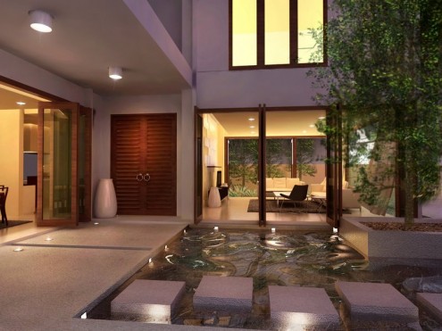  كم احب الحدائق الداخلية ...  2courtyard_by_3dskaper-495x371