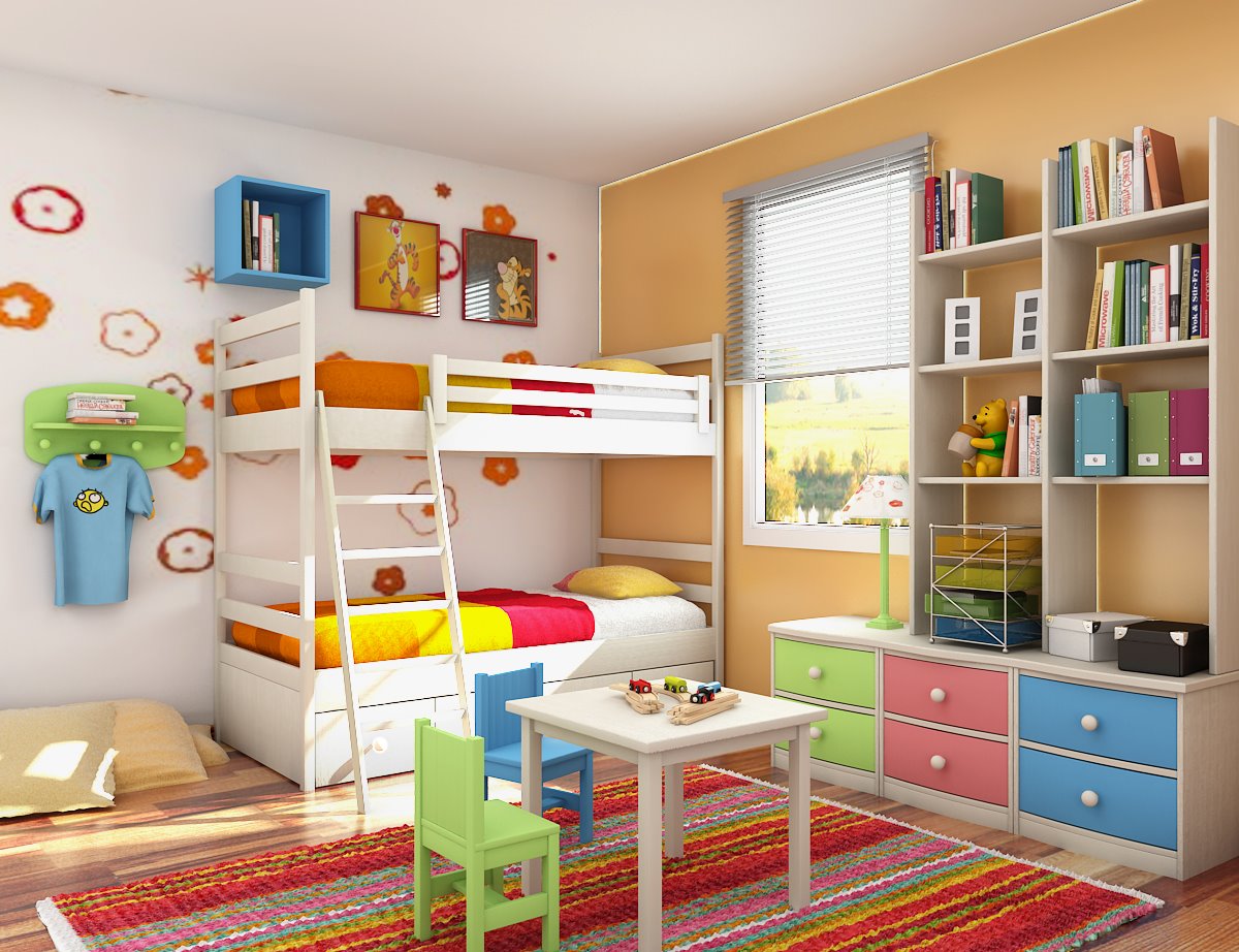 غـــــــرف نوم أطفـــــــــــــال يهبلوون Kids-room-design1