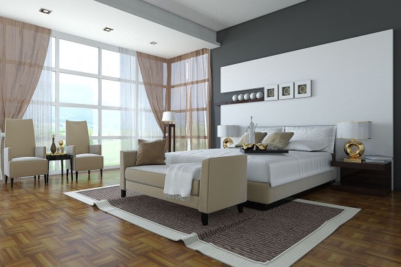  أحلى ديكورات فيلات 2012 Classic-bedroom-design1-582x388