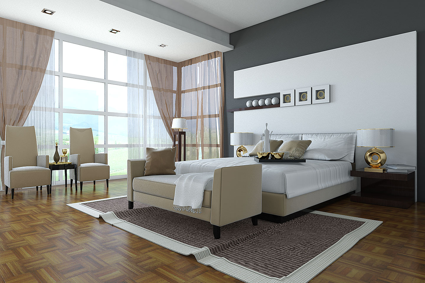 home decoration design Classic-bedroom-design1