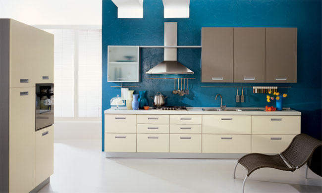 اهداء لعشاق اللون الازرق  Blue-kitchen-design