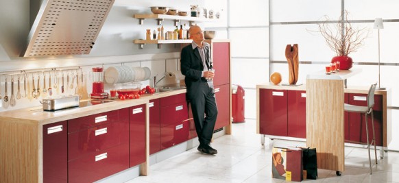 des cuisines à découvrir Red-kitchens-582x267