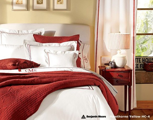 ▓◄غرف نوم مزينة بطريقة إحترافية►▓ Colors-of-christmas-in-the-room-582x455