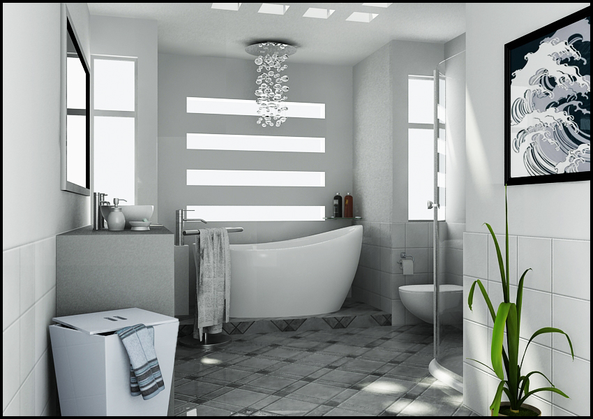 تشكيلة غاية فى الجمال من ديكورات الحمامات العالمية تصميمات 2012 Bathroom-by-Basaran