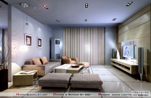 اكبر مجموعة ديكورات اهدااااء Nice-tv-rooms-582x376