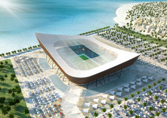 le dossier de candidature du Qatar pour la coupe du monde 2022 World-cup-2022-stadium-3-582x411