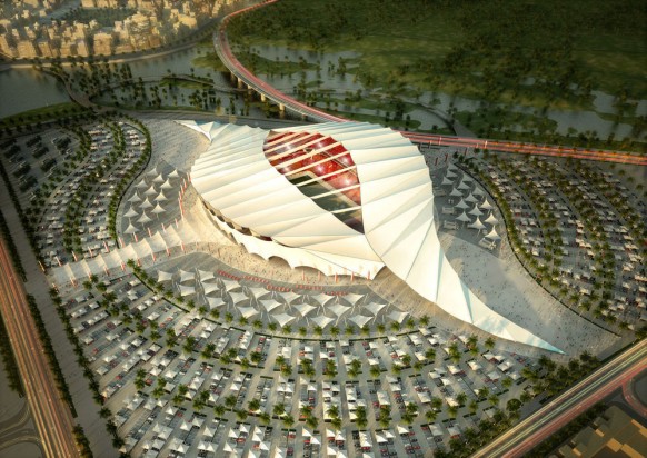 le dossier de candidature du Qatar pour la coupe du monde 2022 World-cup-2022-stadium-5-582x412