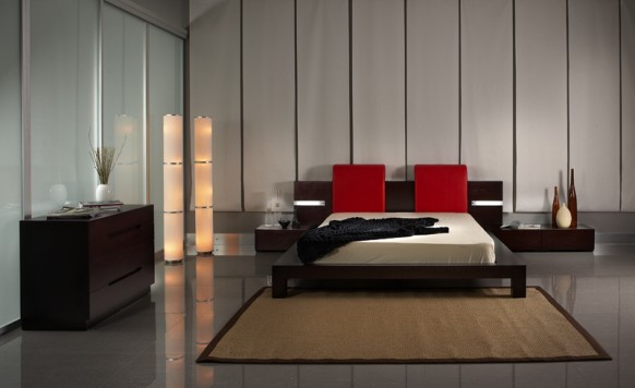 غرف نوم رائعه Cool-bedroom-lights-582x356