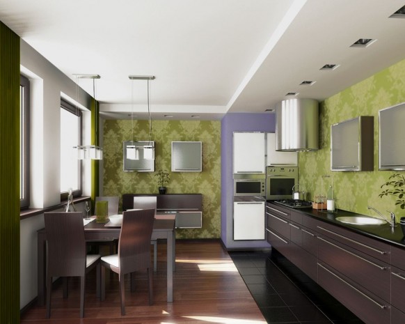 مطابخ عصرية Kitchen-dining-582x465