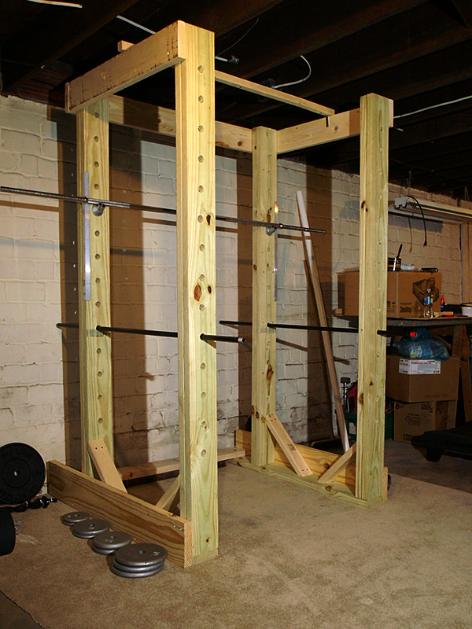 Do It Yourself gym equipment Homemade-power-rack