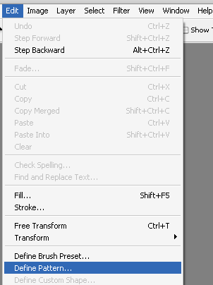 [Photoshop] Creating Custom Patterns Define-pattern