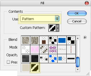 [Photoshop] Creating Custom Patterns Selectpattern