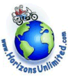 Horizons Unlimited - The Motorcycle Travel site Logo