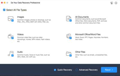 Do Your Data Recovery Professional 50 Mac OSX 1609011029410110