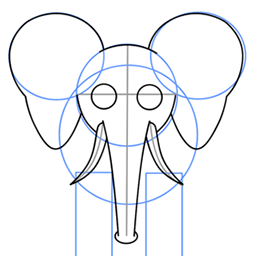 تعلم رسم الفيل Cartoon_elephant_5
