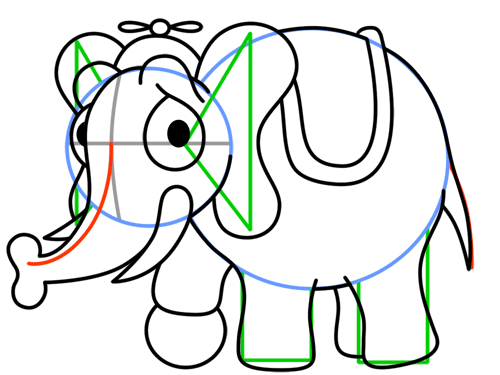 تعلم رسم الفيل How-to-draw-an-elephant-10