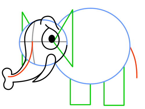 تعلم رسم الفيل How-to-draw-an-elephant-5