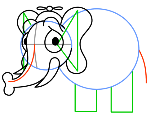 تعلم رسم الفيل How-to-draw-an-elephant-7