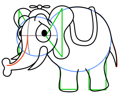 تعلم رسم الفيل How-to-draw-an-elephant-9