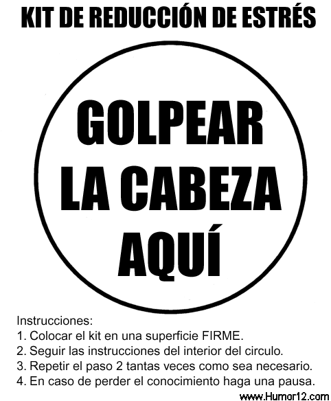 CARTA DE UN CORDOBÉS A NUESTRO ESTIMADO PRESIDENTE DEL GOBIERNO ... Reduccion_de_estres__www_Humor12_com