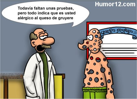 humor medico Alergiagruyere_www_Humor12_com