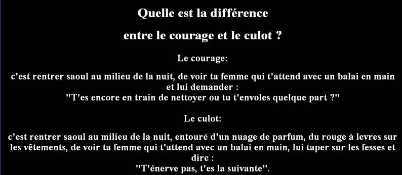 image drole Courage-culot