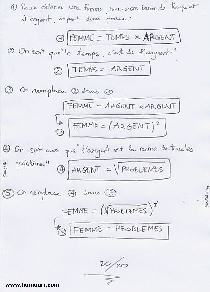 lol ^^ Equation_femme