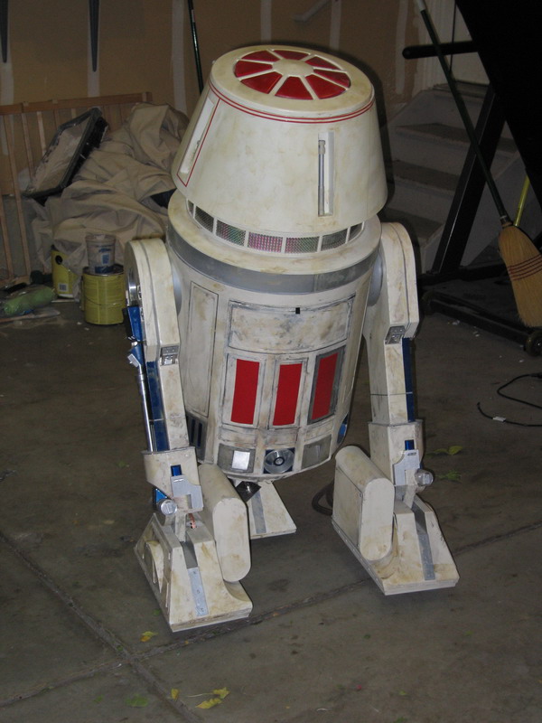 Les droids Star Wars R5_back