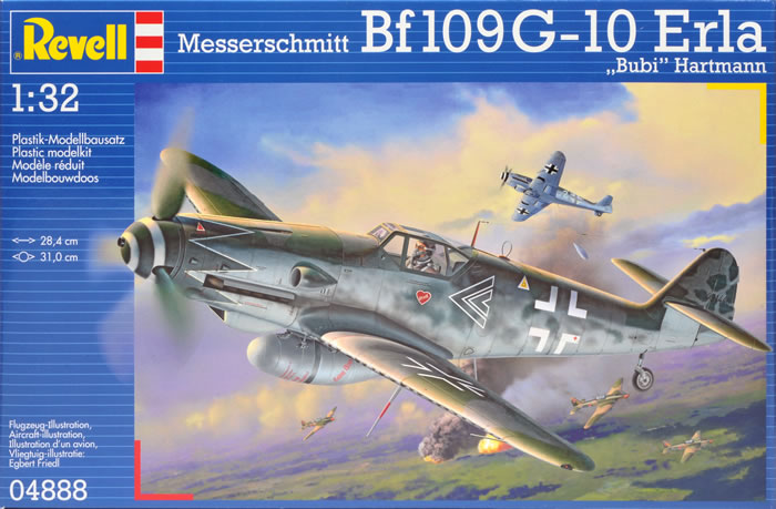 Messerschmitt Bf 109 G-10 Erla por Revell AG Revell04888reviewbg_1