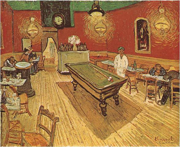   من أعمال الفنان الخالد فنسنت فان كوخ .. Vincent van Gogh Paintings  Gogh.the-night-cafe