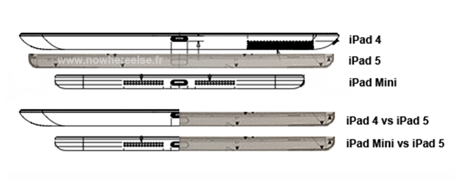  Leaked Schematics for the iPad 5 Reveal Its New Dimensions? [Photos] 128666